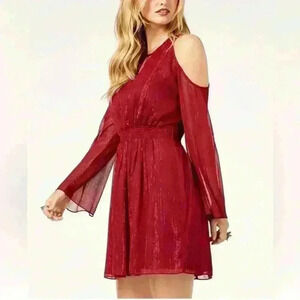 Women’s Zoe by Zoe Rachel cold shoulder bell sleeve dress